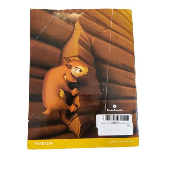 Person Texas: enVision Math 2.0, Grade 4 Volume 1 Topics 1-8 Homeschool Book M1 - Picture 2 of 8